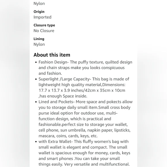 Handbag, green puffer nylon bag with coin purse.  New - Picture 7 of 8